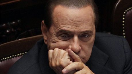 Silvio Berlusconi v italském parlamentu (14. prosince 2010)