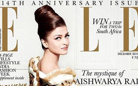 Aishwarya Rai Bachchanová na obálce asopisu Elle