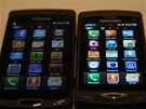 Samsung Wave a Wave II - porovnání displej