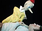 Nov pohdka Pinocchio ve Slovckm divadle. Na snmku Tom ulaj.
