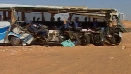 Nehoda autobusu v Egypt
