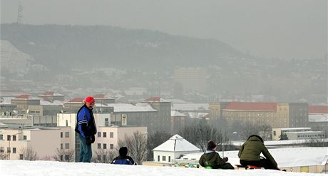 Zneitn ovzdu nad Mostem.