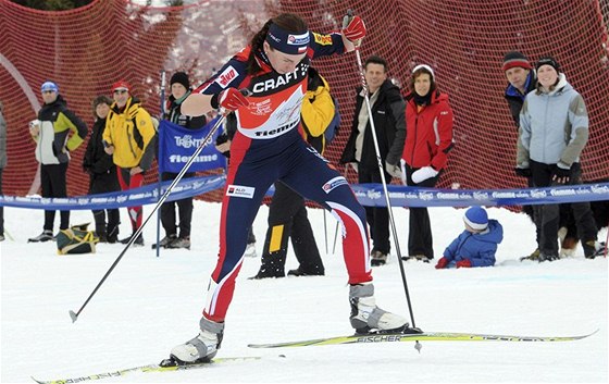 Justyna Kowalczyková se ene za triumfem v seriálu Tour de Ski