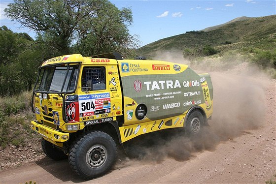 Ale Loprais s Tatrou pi Rallye Dakar 2011.