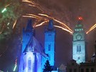 Novoroní oslavy v Hradci Králové (1. ledna 2011)