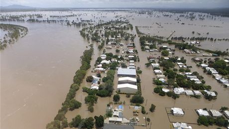 V australském Rockhamptonu je zaplavených 1400 dom (4. ledna 2010)