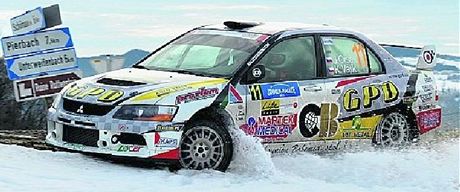 Jaroslav Orsák míil ve snhové Lednové rallye v Rakousku za vítzstvím. Jet ti zkouky ped cílem vedl, jene vinou poruchy ztratil motor jeho mitsubishi výkon, take klesl na konené tetí místo.