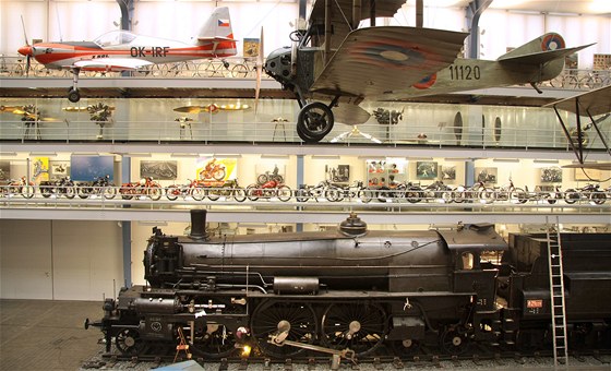 Národní technické muzeum - expozice Djiny dopravy