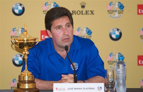 José Maria Olazábal, nov jmenovaný kapitán evropského týmu pro Ryder Cup.