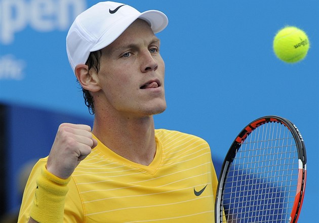 P�EKVAPÍ FAVORITA? Tomá� Berdych nebude proti Novaku Djokovi�ovi favoritem.