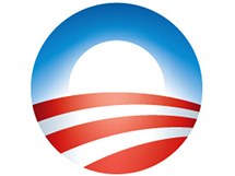 Volebn logo Baracka Obamy.