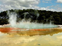 Waiotapu je nejbarevnj termln oblast na Novm Zlandu.