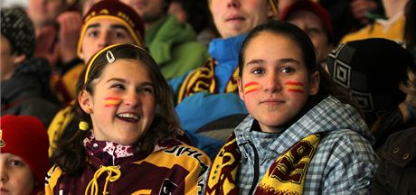 Na Horácký stadion v Jihlav se pilo podívat na derby (22. leden 2011) rekordních 4 500 lidí. Ilustraní foto