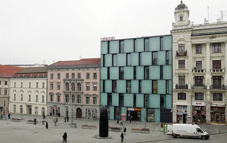 Palác Omega na námstí Svobody v Brn. Dm od studia Kuba Pila architekti...