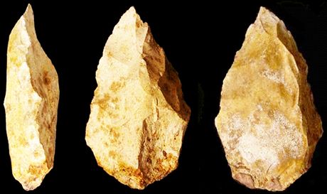 Nalezené nástroje z doby ped 125 tisíci lety