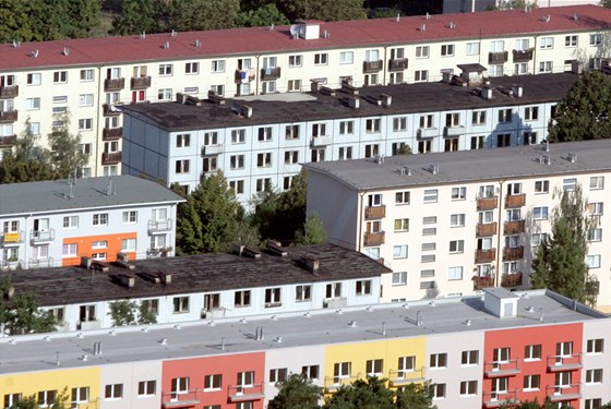 Obrovský propad zaívá letos bytová výstavba v Olomouckém kraji, h u bylo jen v polovin 90. let. Ilustraní snímek