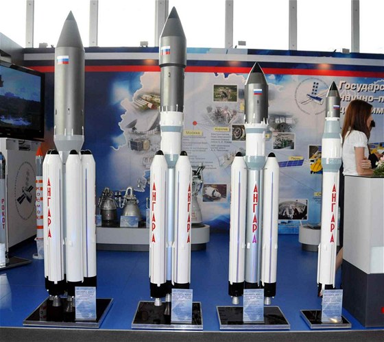 Novým raketám Jenisej a Amur bude předcházet modelová řada Angara