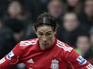 SLALOM. Liverpoolsk fotbalista Fernando Torres obchz dva soupee z Wolverhamptonu.