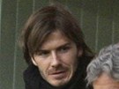 Na zápas Arsenalu a Wiganu se piel podívat také David Beckham.