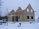 Výstavba dom v Hrádku nad Nisou z flexibuildových desek a sendvi