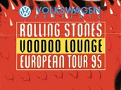 Z výstavy Pili vas (i s kíkem po funuse): plánek ke strahovskému koncertu Rolling Stones v roce 1995