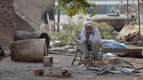 Egyptská metropole Káhira po demonstracích.
