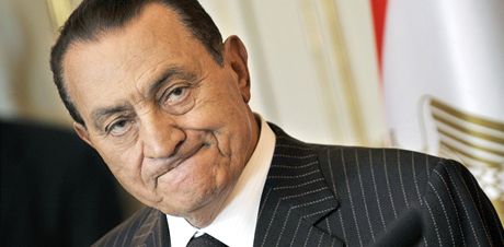 Egyptský prezident Husní Mubarak.