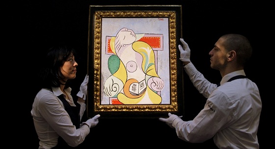 Auční síň Sotheby´s dražila obraz Pabla Picassa s názvem La Lecture (Četba, 1932) 
