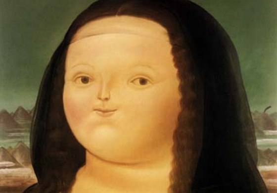 Mona Lisa v pojetí svérázného kolumbijského malíře Fernanda Botera