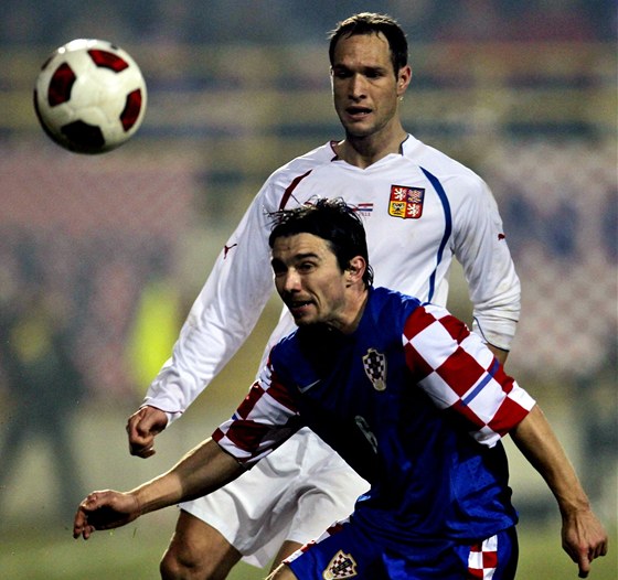 Jan Polák v únoru 2011 v přípravě proti Chorvatsku.