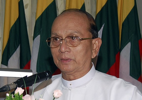 Barmský prezident Thein Sein