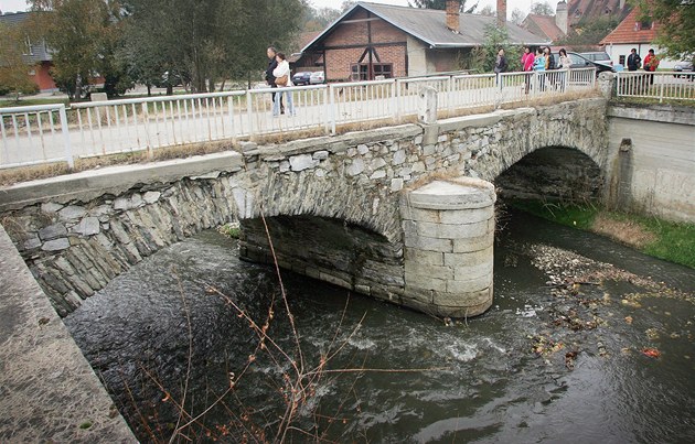 Most pes Polenici v eském Krumlov. 