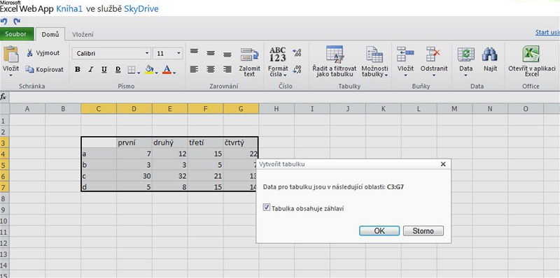 Excel - pekvapiv snadná tvorba tabulek a jejich filtrování