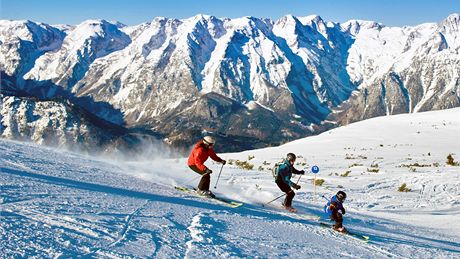 Rakouský ly�a�ský areál Hinterstoder le�í v Horním Rakousku.