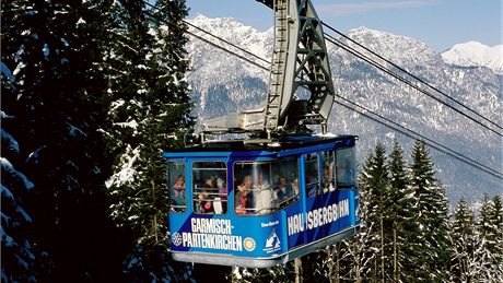 Lyování v nmeckém Garmisch-Partenkirchenu