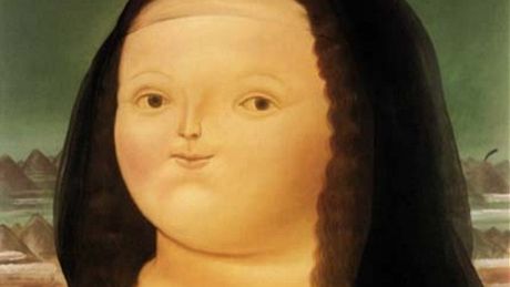 Mona Lisa v pojetí svérázného kolumbijského malí�e Fernanda Botera