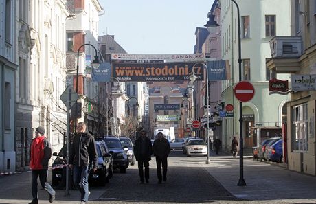 Ostravská Stodolní ulice.