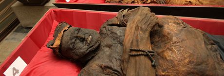 Mumie a ostatky uloené v klatovském podzemí