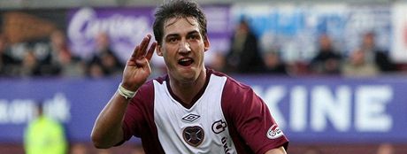 Rudolf Skácel si udlal jméno v Hearts. Ve Skotsku zstane i nadále.