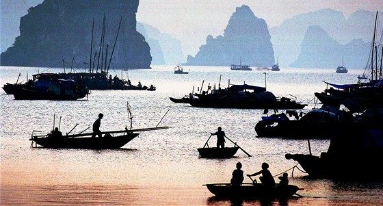 Jeden ze zvolených div svta - vietnamská zátoka Ha Long