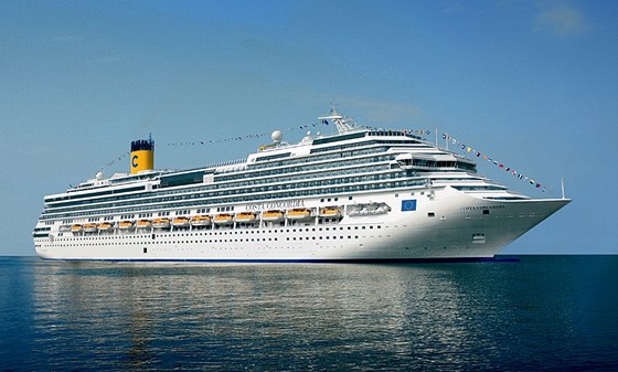 Costa Concordia je moderní a elegantní lodí postavenou v roce 2006