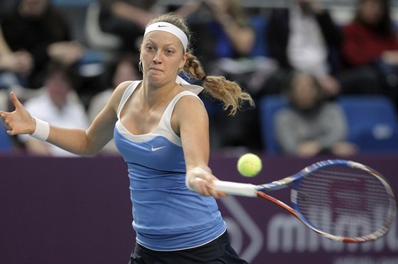 DO FINÁLE! Petra Kvitová na turnaji v Paíi postoupila do finále.