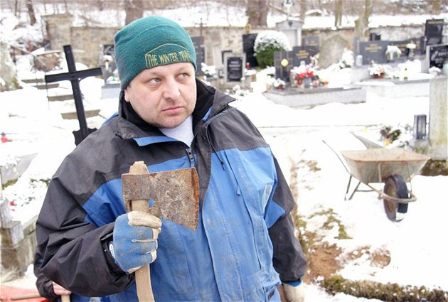 Jeden ze hbitov, který má na starosti hrobník Radek Churá