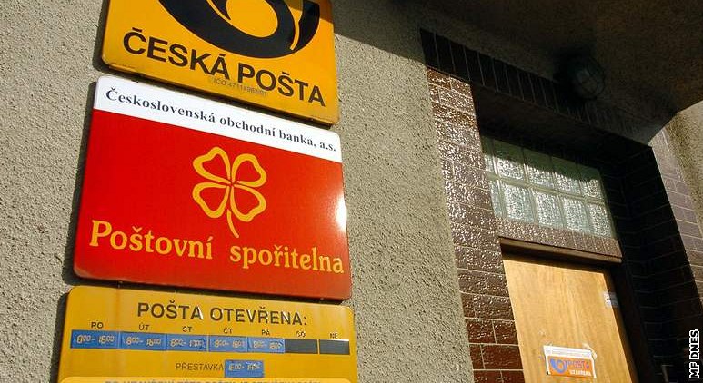 Pobo�ka �eské po�ty v B�ezn�.