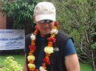 Pivítání v Kátmandu po expedici na o Oju
