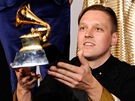 Grammy za rok 2010 - Win Butler z Arcade Fire (Los Angeles, 13. února 2011)