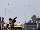 Nepokoje v centru Káhiry