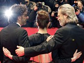 Berlinale 2011 - aktéři a autor úvodního snímku Opravdová kuráž zezadu 