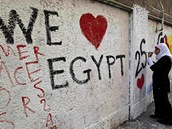 Egypan stle oslavuj odchod prezidenta Mubaraka.