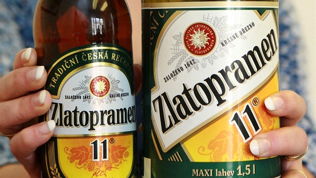Zlatopramen vede �eský trh s pivy v plastových lahvích